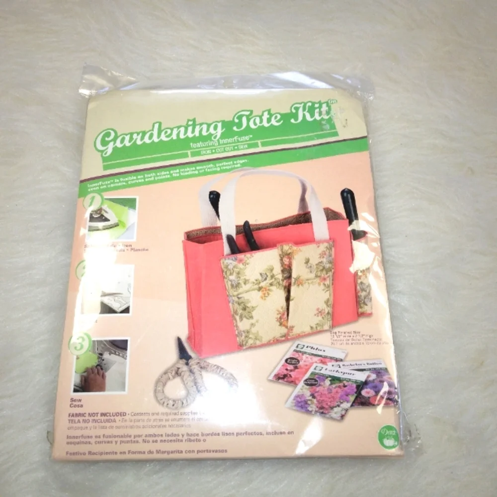 DRITZ Gardening Tote Kit, iron-cut-sew